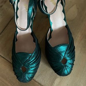 Anthropologie Miss L Fire Amber shoes 39 new
